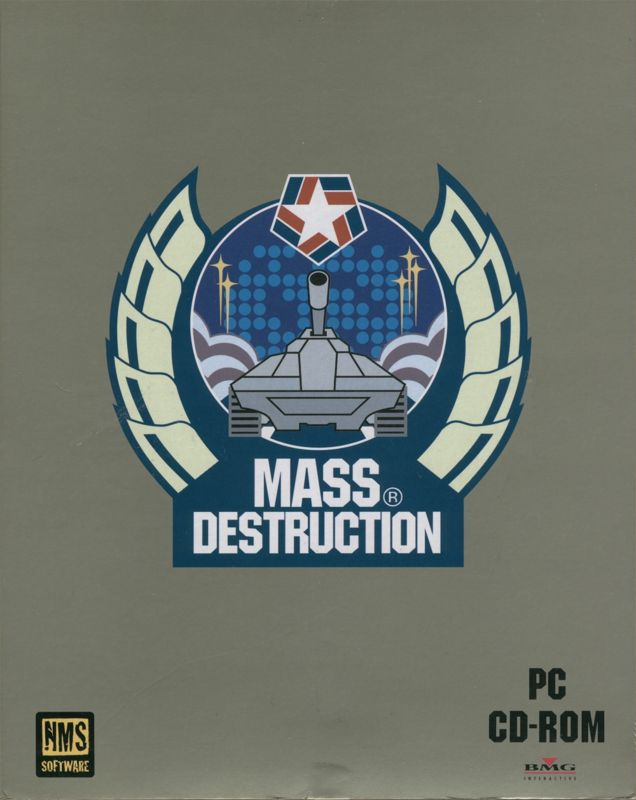 Mass Destruction box art for Sega Saturn